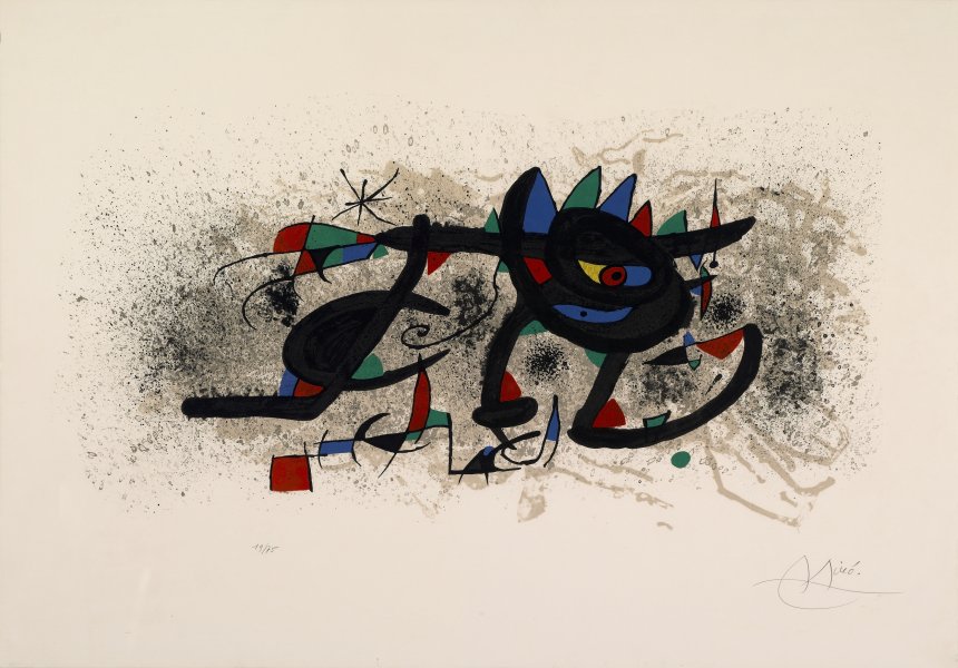 Femme et oiseaux dans la nuit (Woman and Birds in the Night