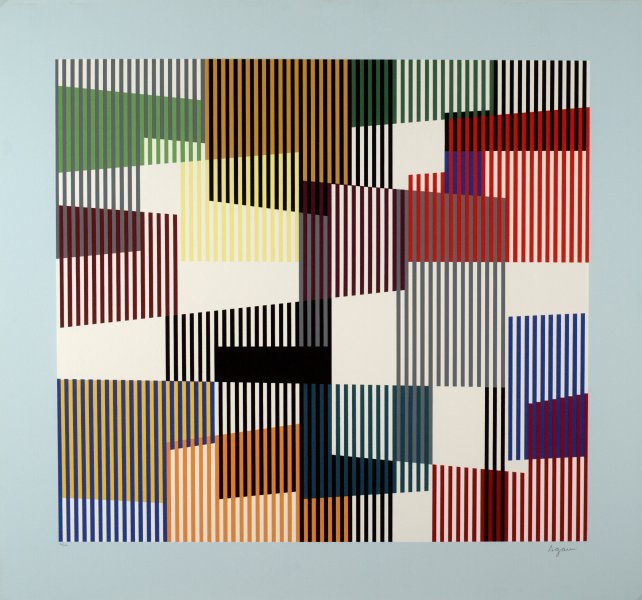 アート・デザイン・音楽 Yaacov agam by popper farnk Free Standing Painting | Buffalo AKG Art Museum