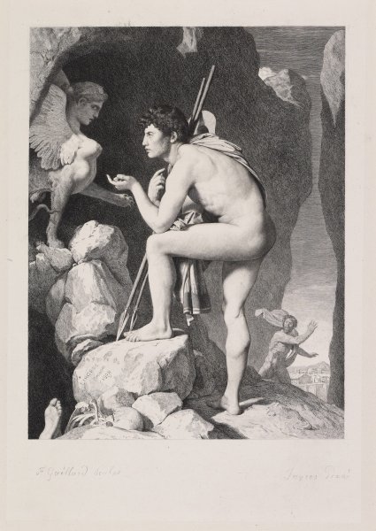 Oedipus Consulting the Sphinx