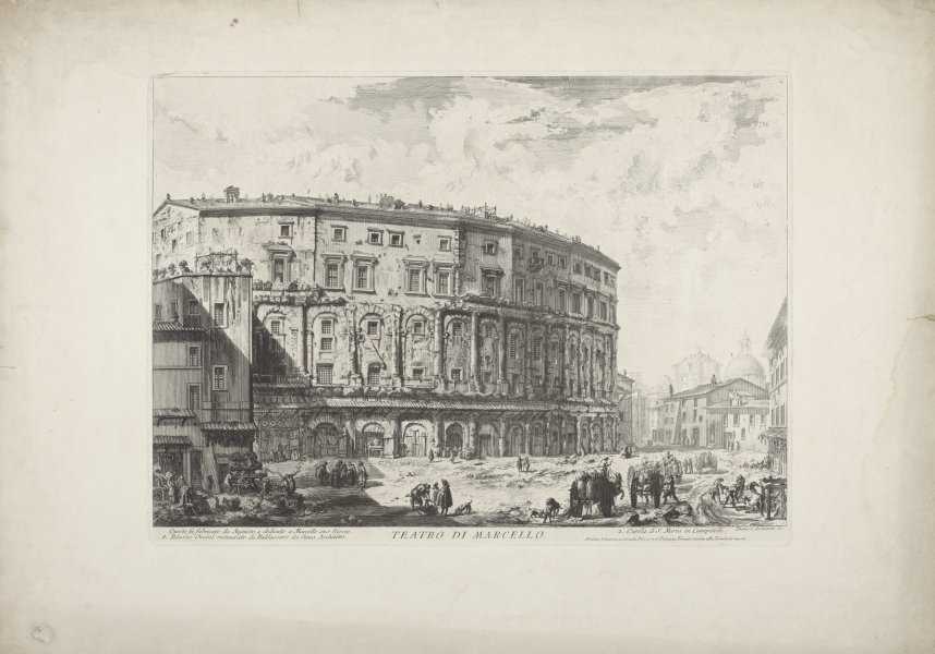 Teatro di Marcello (Theater of Marcellus) from the series Vedute di Roma (Views of Rome)