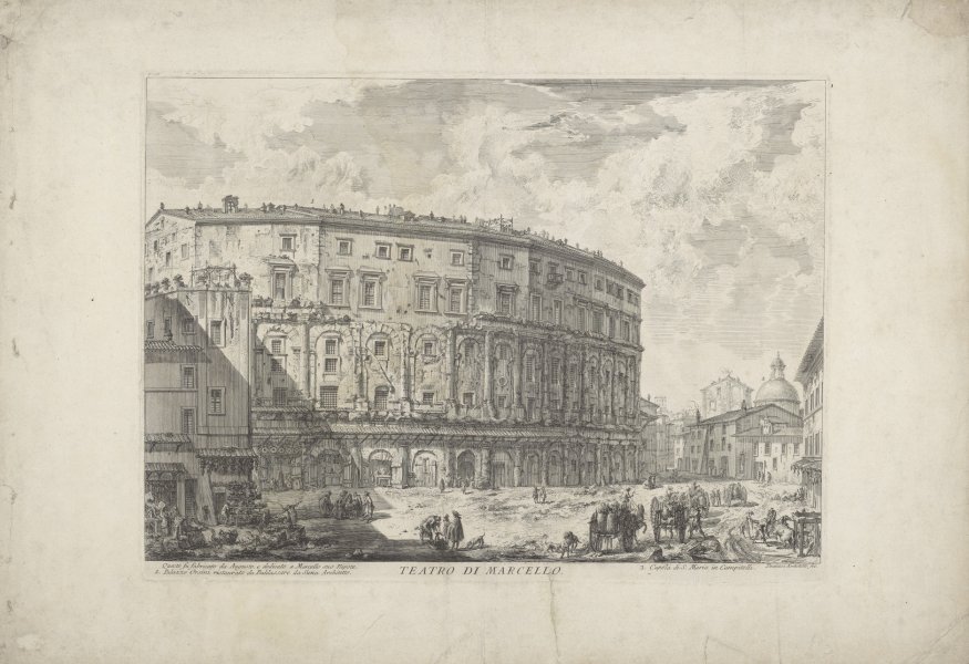 Teatro di Marcello (Theater of Marcellus) from the series Vedute di Roma (Views of Rome)