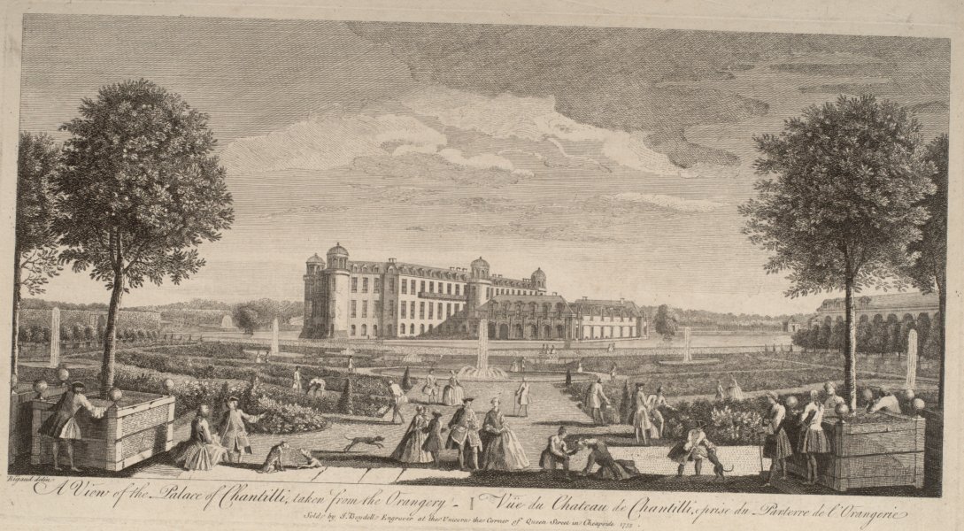 A View of the Palace of Chantilli