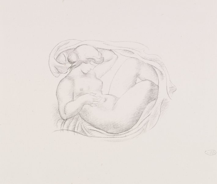 Nude Sleeping (version 1) from the portfolio Aristide Maillol: Sculpture and Lithography