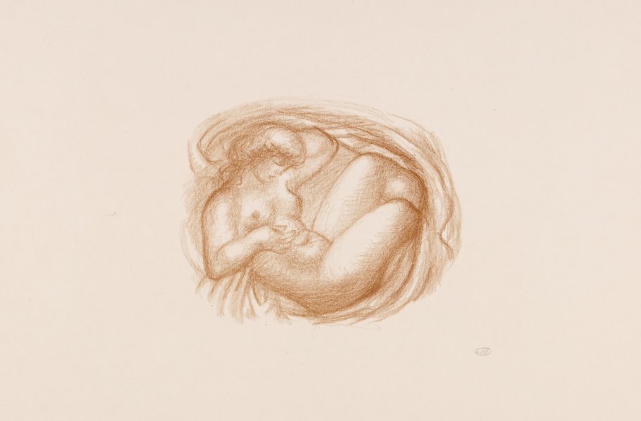 Nude Sleeping (version 2) from the portfolio Aristide Maillol: Sculpture and Lithography