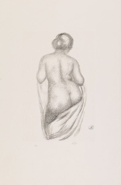 After the Bath (version 1) from the portfolio Aristide Maillol: Sculpture and Lithography