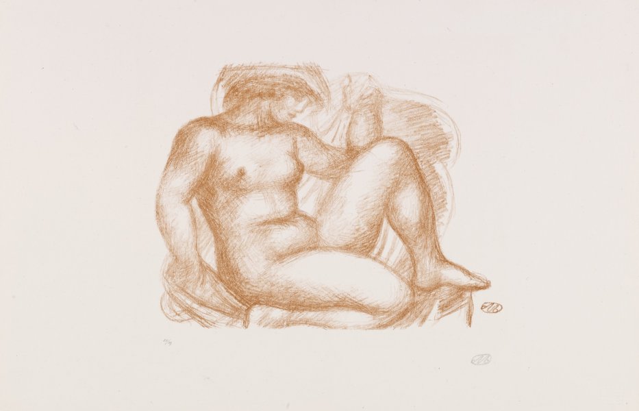 Seated Nude (version 2) from the portfolio Aristide Maillol: Sculpture and Lithography