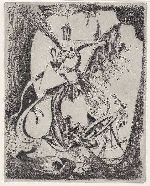 L'Ermite (Hermit) from the portfolio Les Vagabondages Héraldiques (Heraldic Wanderings)