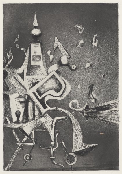 L'Homme du Gaz (Gas Man) from the portfolio Les Vagabondages Héraldiques (Heraldic Wanderings)