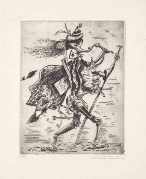 Study for "John without Land Cleaned by the Void"