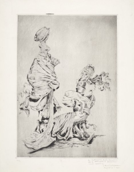 Christmas Lithograph 1953 | Buffalo AKG Art Museum