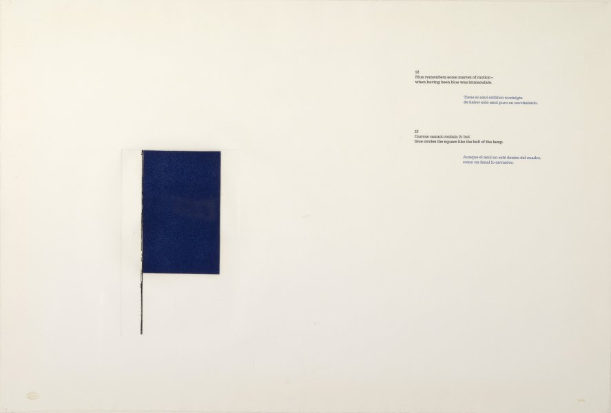 "Blue" 12-13 from the portfolio A la pintura