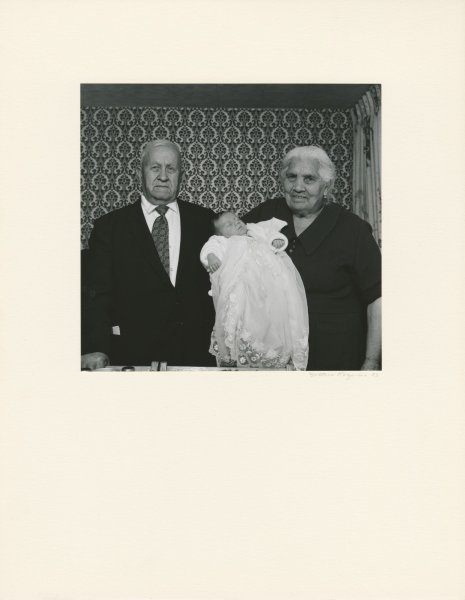 Untitled (Old couple with baby) from the series Lower West Side, 1972-1977