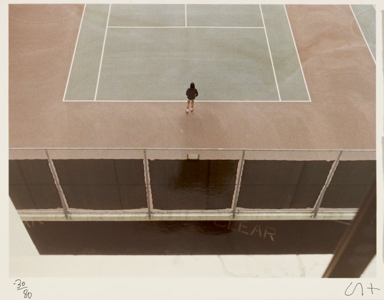 Tennis Court - Berkeley - November 1971 from the portfolio Twenty Photographic Pictures