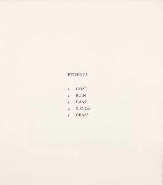 [title page from Au loin un oiseau (In the Distance a Bird)]