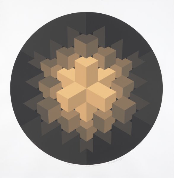 Triaxon from the suite Mandalas