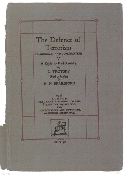 The Defence of Terrorism from the portfolio In Our Time: Covers for a Small Library After the Life for the Most Part
