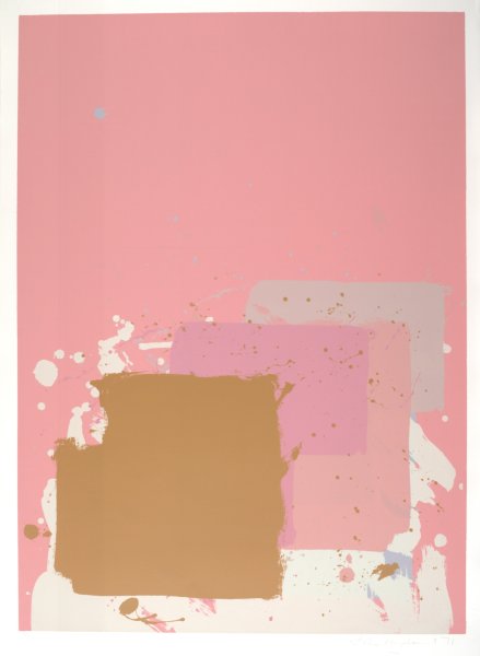 Brown Block on Pink from The New York Suite
