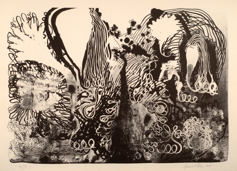 Lithograph IX from the portfolio Lithographs I - IX | Buffalo AKG
