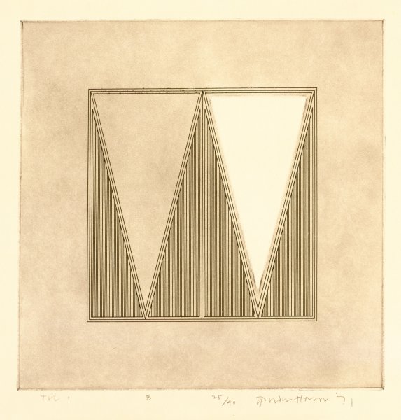 Triangles Within a Square I from the portfolio Triangles Within a Square
