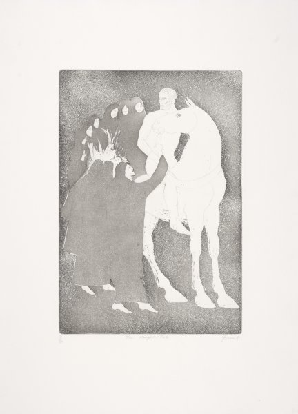 The Knight's Tale from a series of illustrations of Chaucer's Canterbury Tales