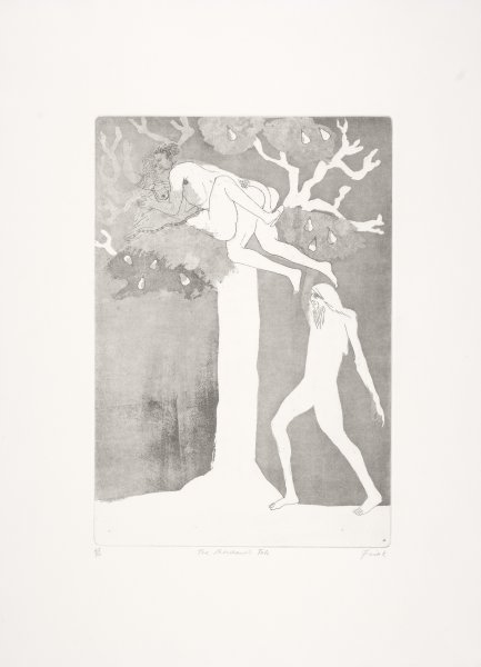 The Merchant's Tale from a series of illustrations of Chaucer's Canterbury Tales