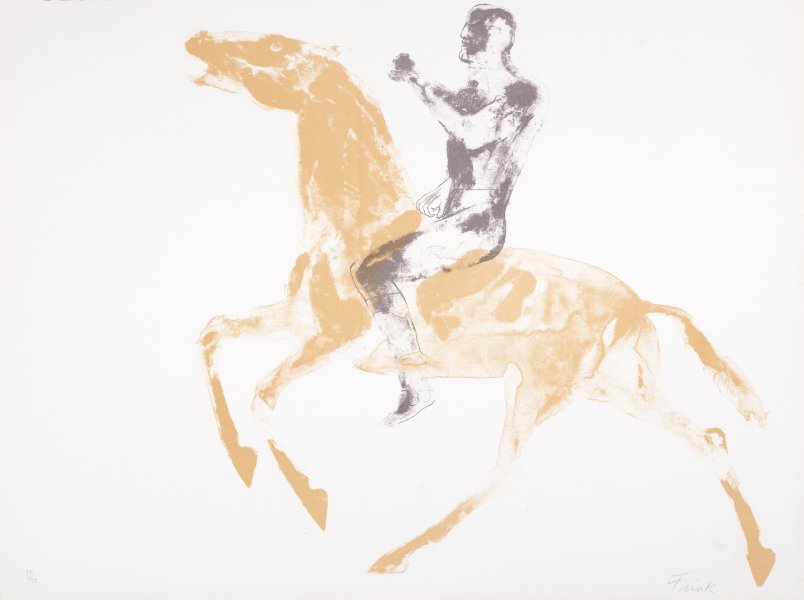 Cas Horse and Rider from a series of figures on horseback