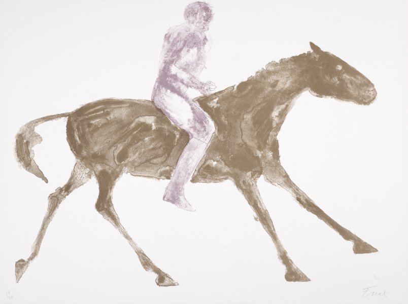 Horse and Rider VI from a series of figures on horseback