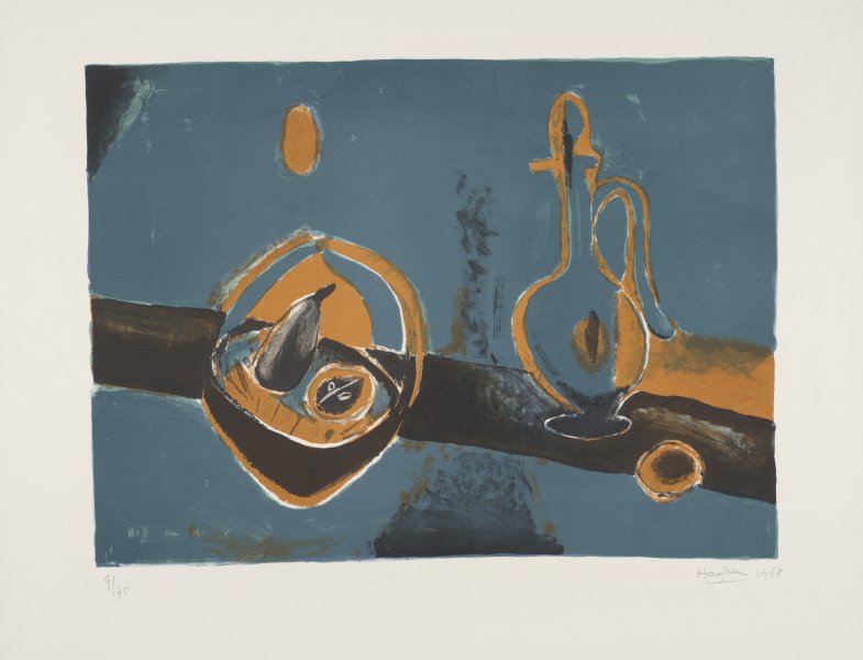 Set of seven lithographs