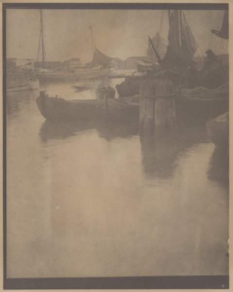 Untitled (Boats in Harbor)