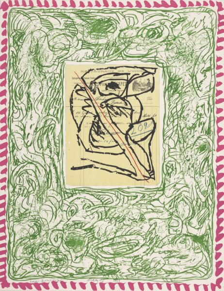 untitled from the series Papiers Traites