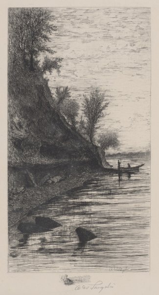 Riverbank and Boat