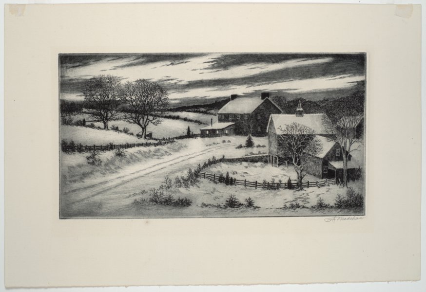 Twilight After Snow