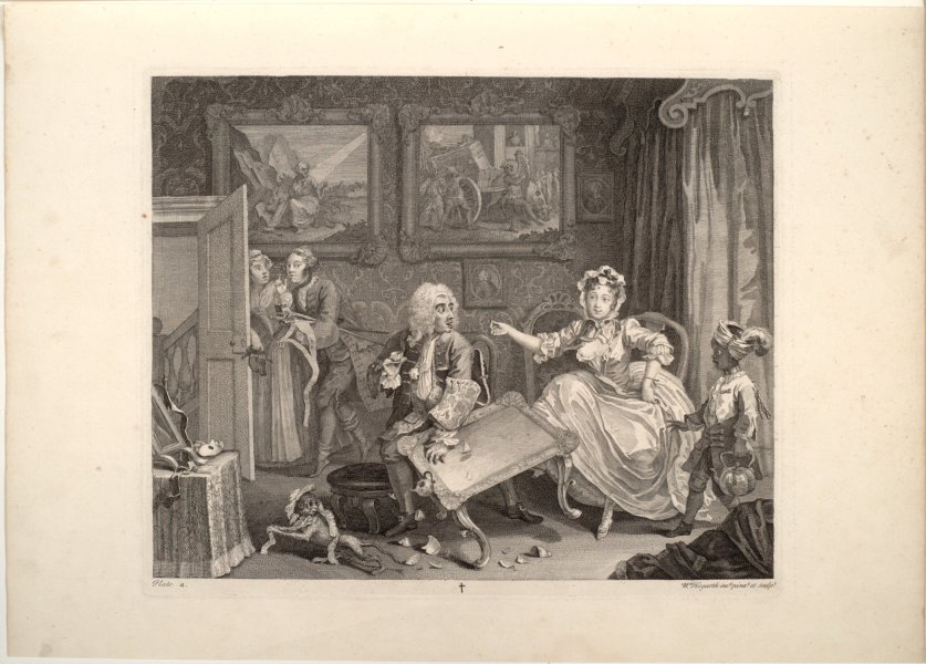 Plate 2 from the series A Harlot's Progress