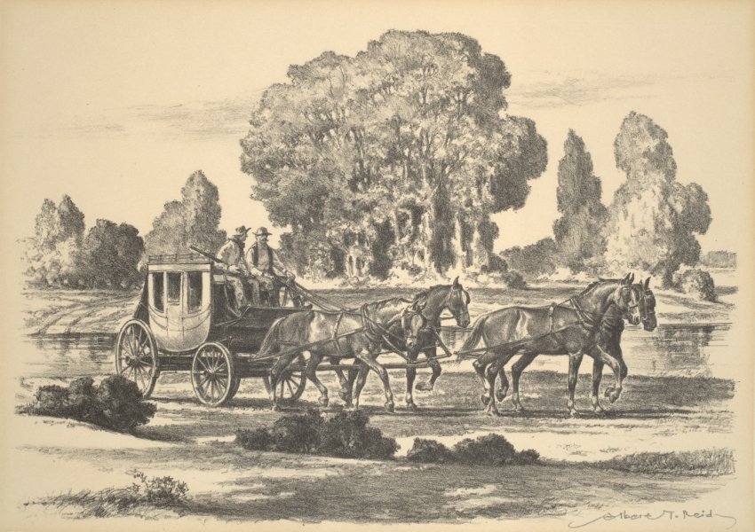 Old Stage Coach & Four