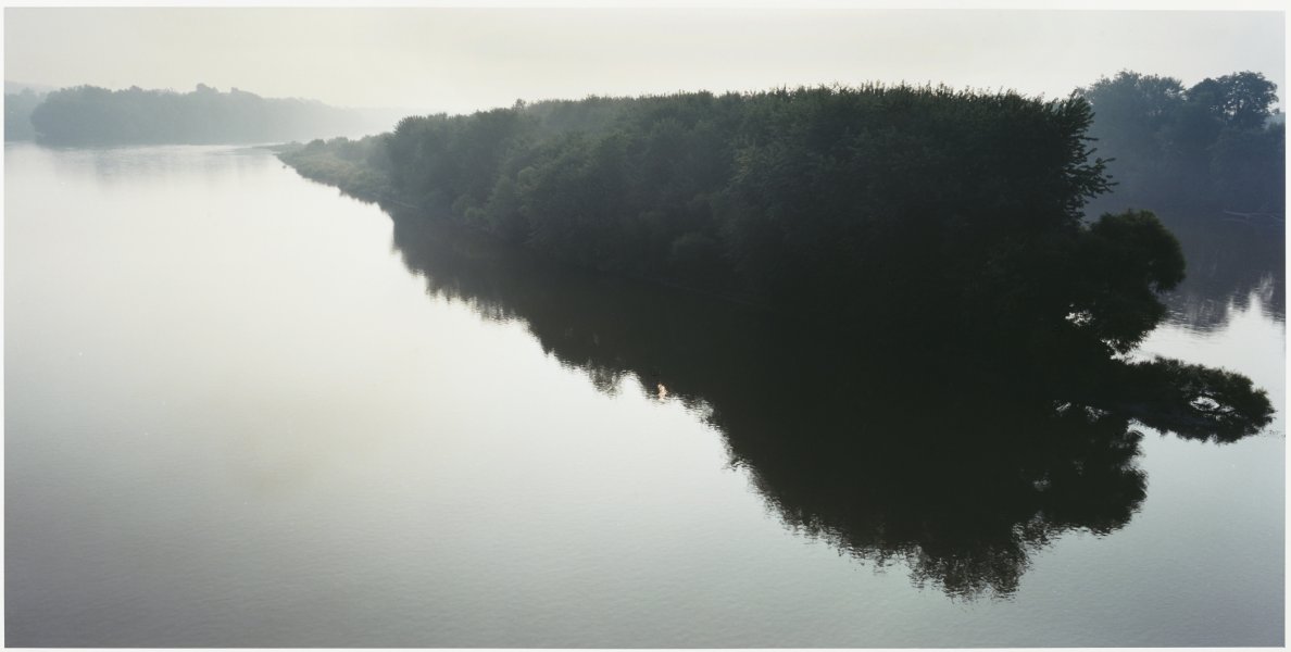 View from Mifflinville Bridge, Miffinville, Pa. from the series Luminous River