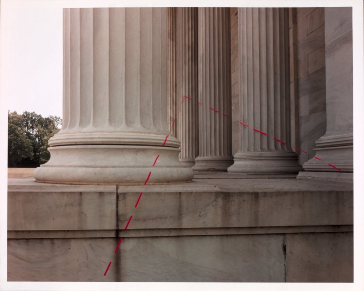 Red Right-angle, Albright-Knox Art Gallery, Buffalo, New York from the series Altered Landscapes
