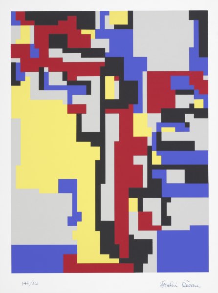 Untitled (Red Tree) from the portfolio Art Ex Machina