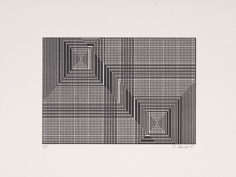 Untitled: Computer-Generated Image from the portfolio American Abstract Artists 50th Anniversary