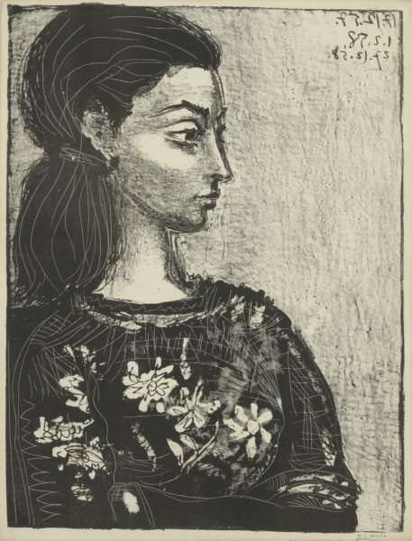 Femme au corsage à fleurs (Woman with Flower Corsage)