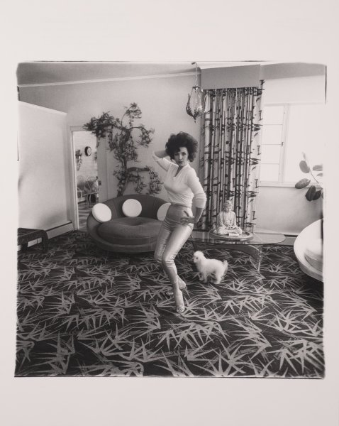 Blaze Starr in her Living Room, Baltimore, Maryland