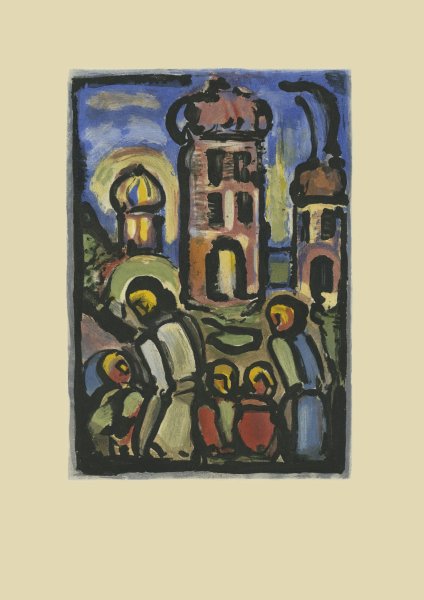Christ et les enfants (Christ and the Children) from the book Passion