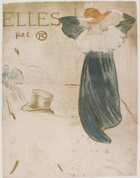 トゥールーズ＝ロートレックDivan Japonaisアール・ヌーヴォ Divan Japonais 1895 Original Color Lithograph after Toulouse