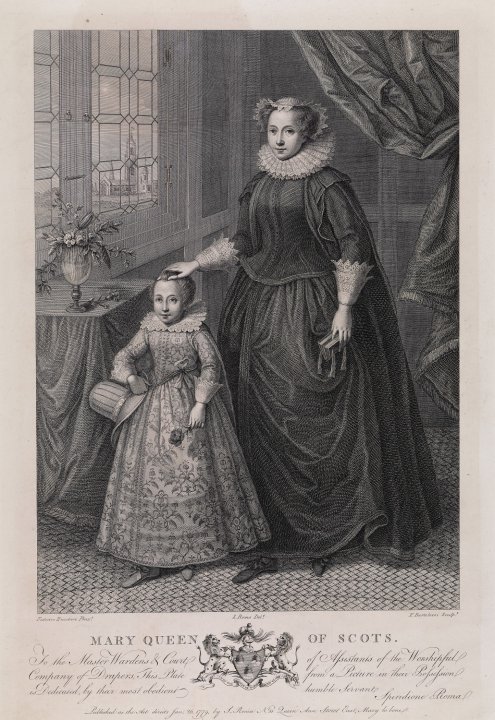Mary, Queen of Scots, with her Little Son James I