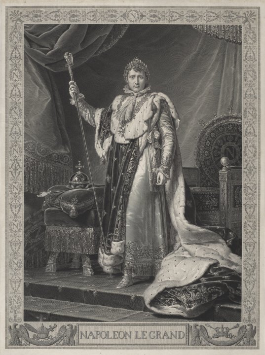 Napoleon in His Coronation Robes