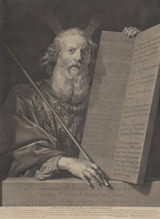 Moses Holding the Tables of the Law