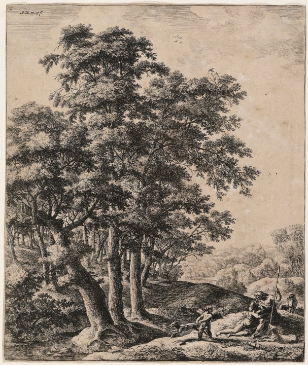 Landscape with Mythological Figures