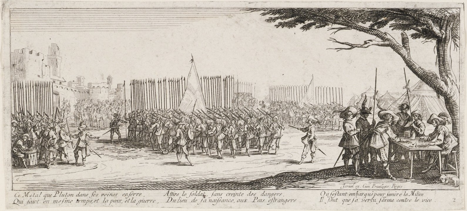 The Enrollment of the Troops from the series The Miseries and Misfortunes of War