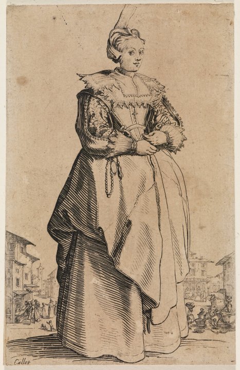 Woman from Fashions of the Nobility