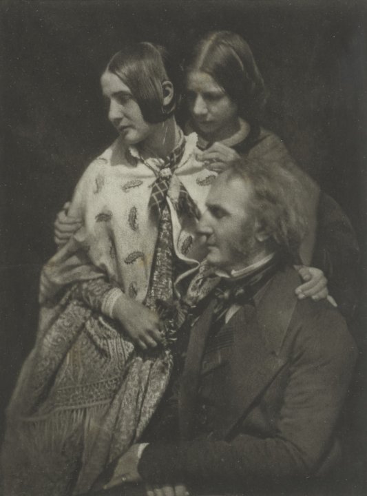 James Fillans with his daughters