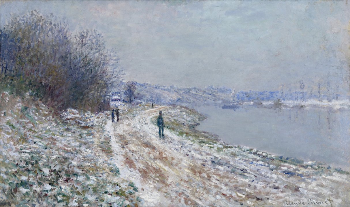 Chemin de halage à Argenteuil (Towpath at Argenteuil, Winter 